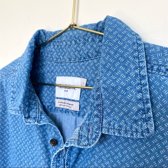 Goodfellow & Co Men’s Size L Long Sleeve Button Down Standard - Picture 3 of 6